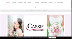 Desktop Screenshot of cassie-makeupartist.de